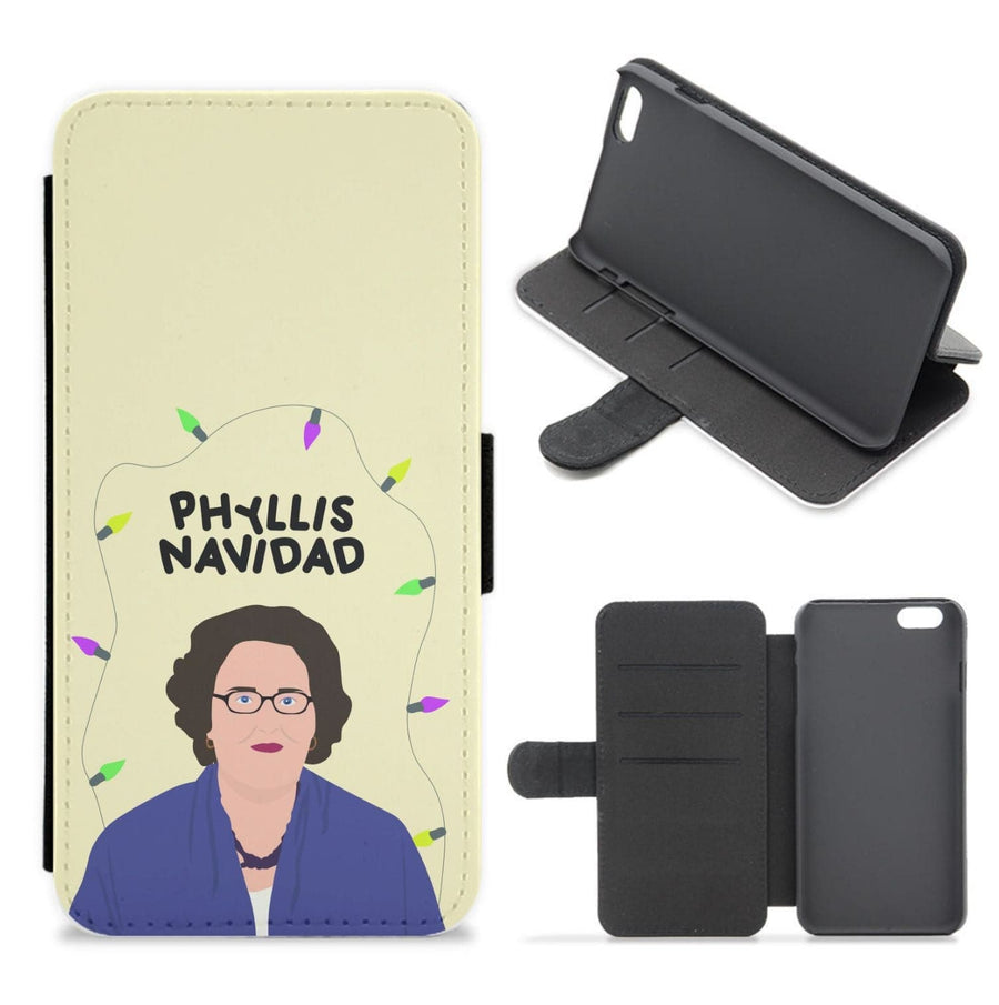 Phyllis Navidad - The Office Flip / Wallet Phone Case