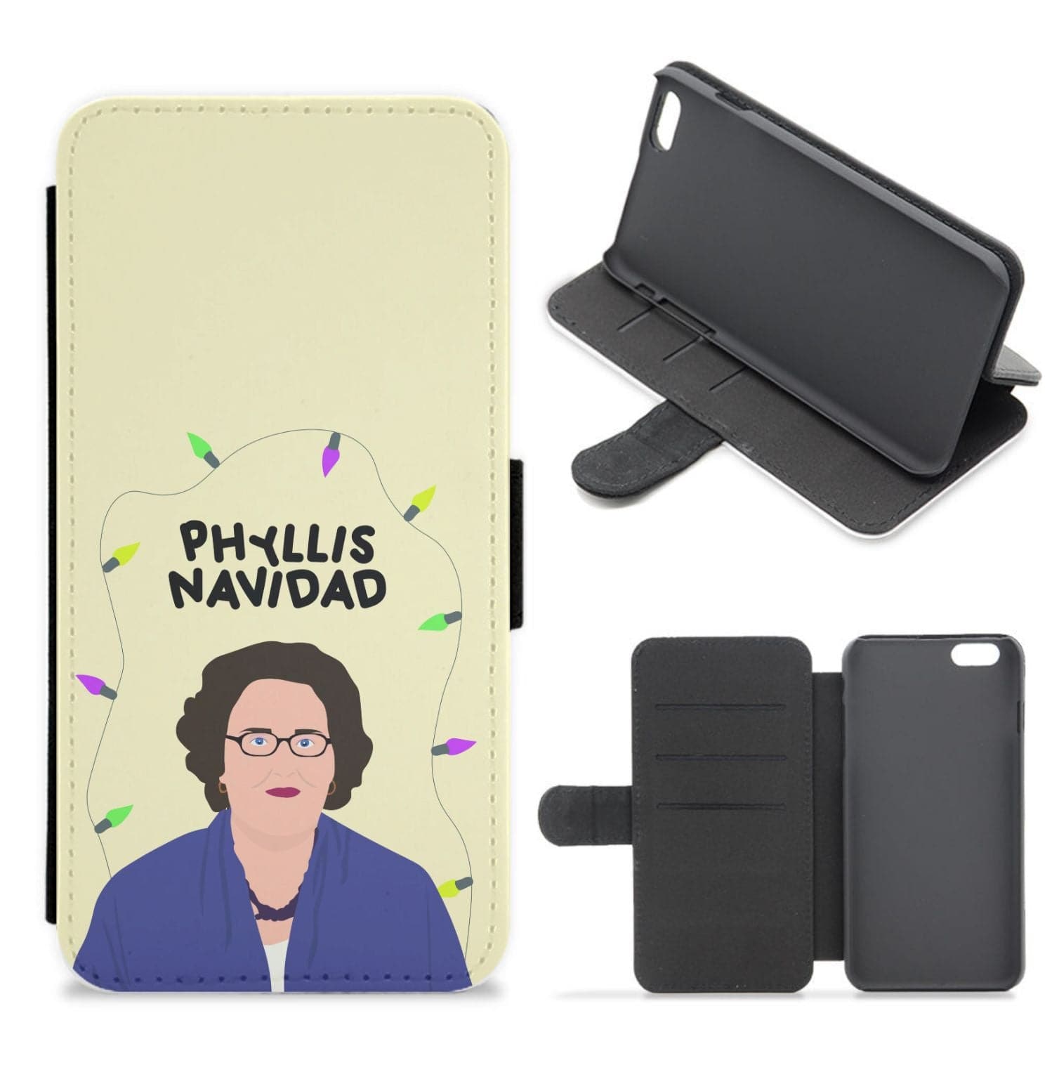 Phyllis Navidad Flip / Wallet Phone Case