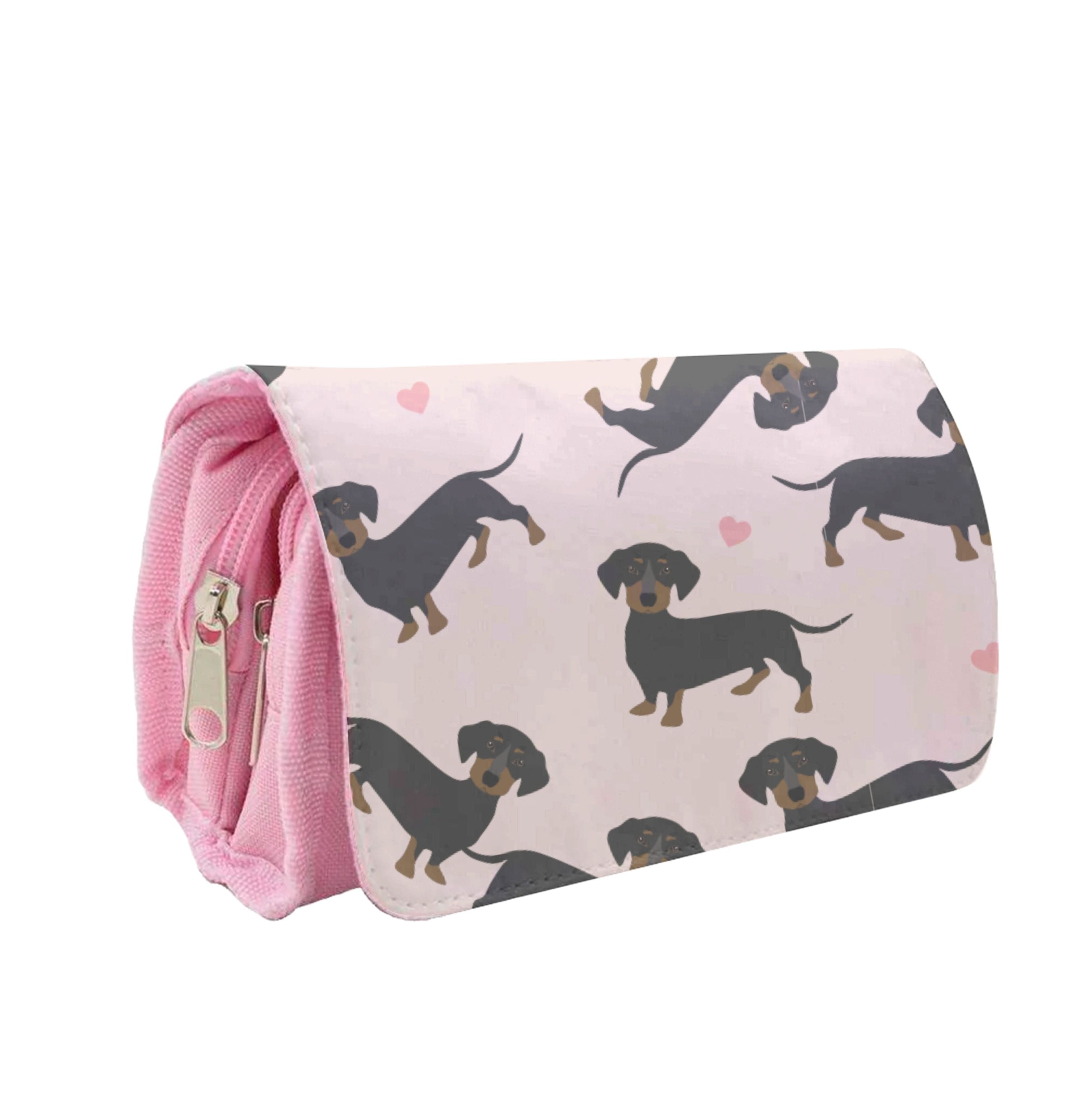 Heart Dachshund - Dog Pattern Pencil Case