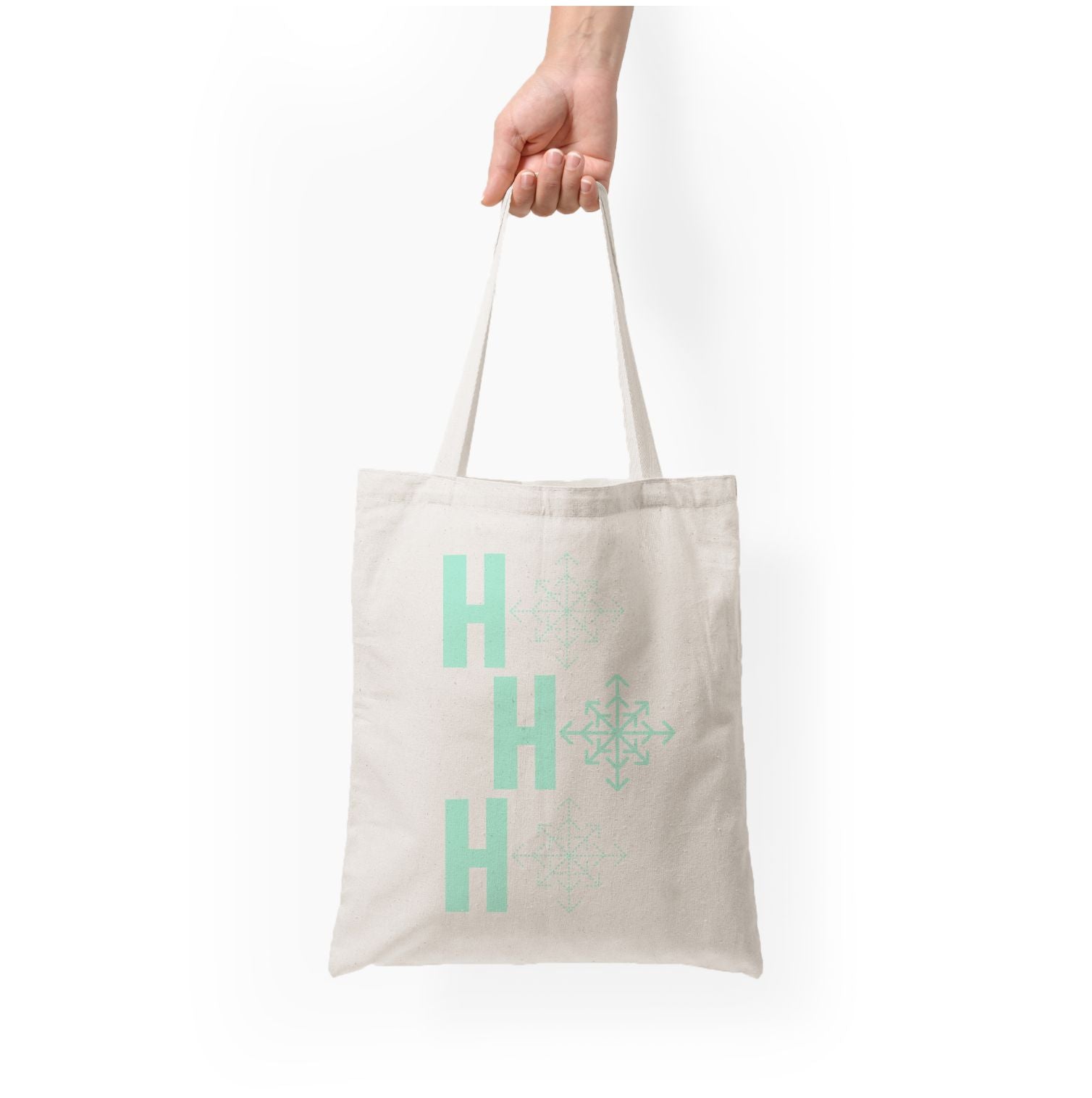 HO HO HO - Christmas Patterns Tote Bag