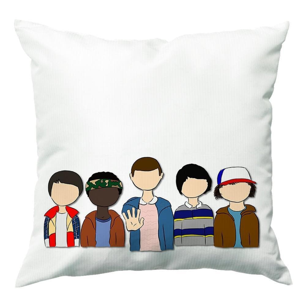 Stranger Cartoon Characters Cushion