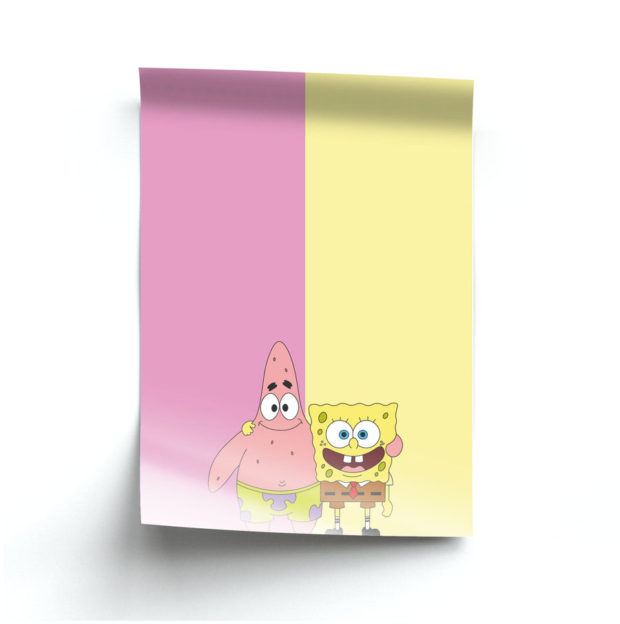 Patrick And Spongebob  Poster