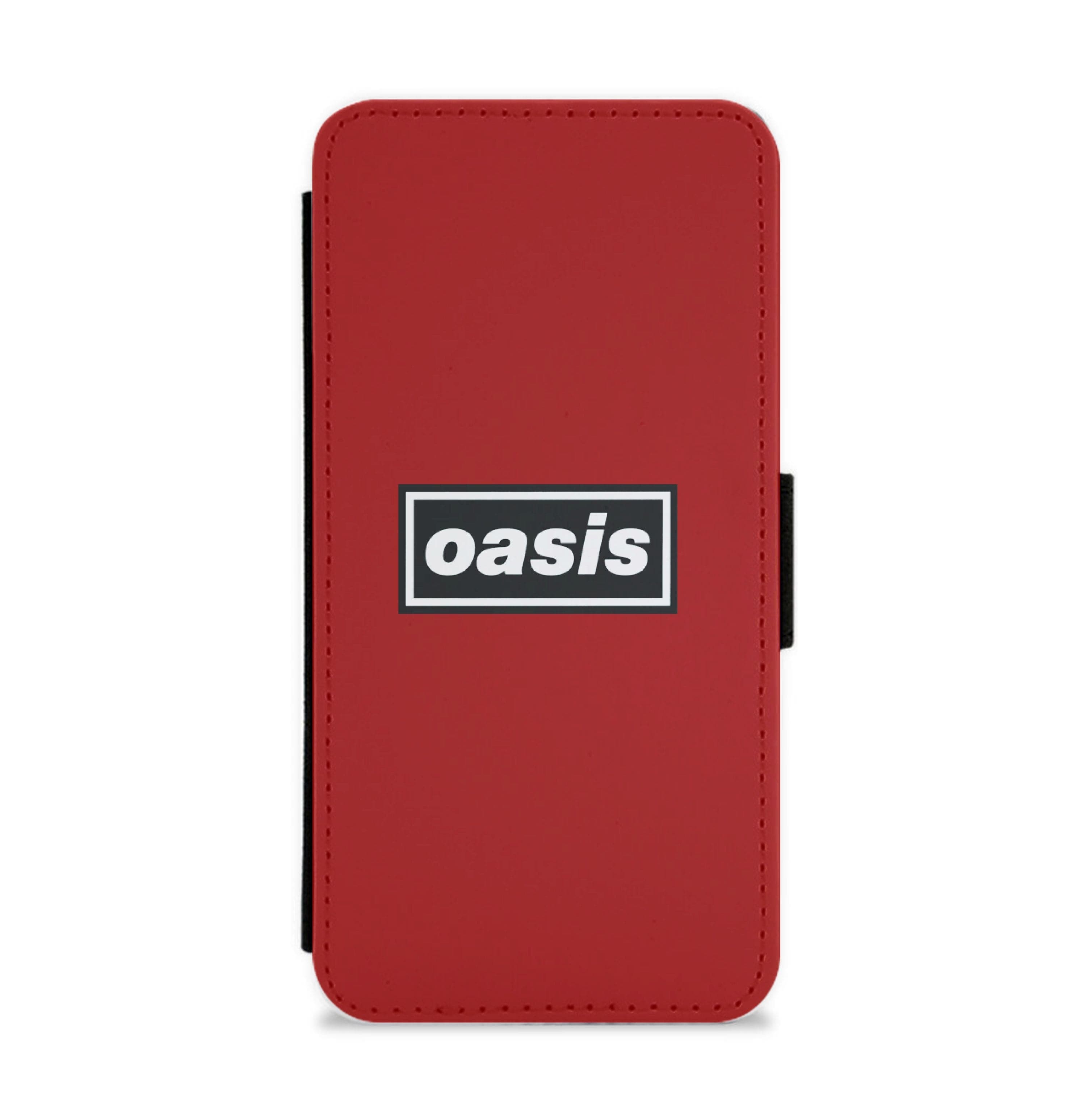 Band Name Red Flip / Wallet Phone Case