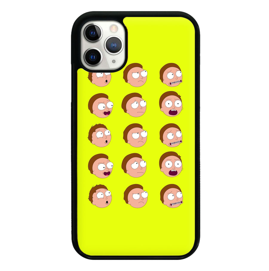 Morty Pattern - Rick And Morty Phone Case