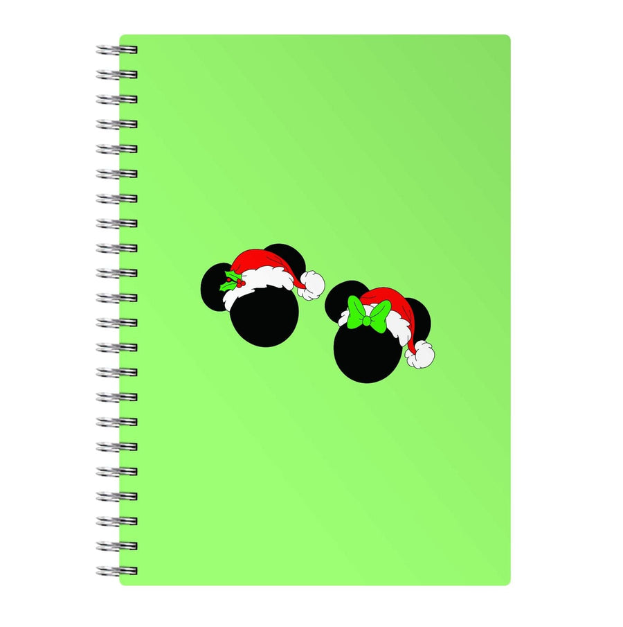 Festive Mickey And Minnie - Disney Christmas Notebook