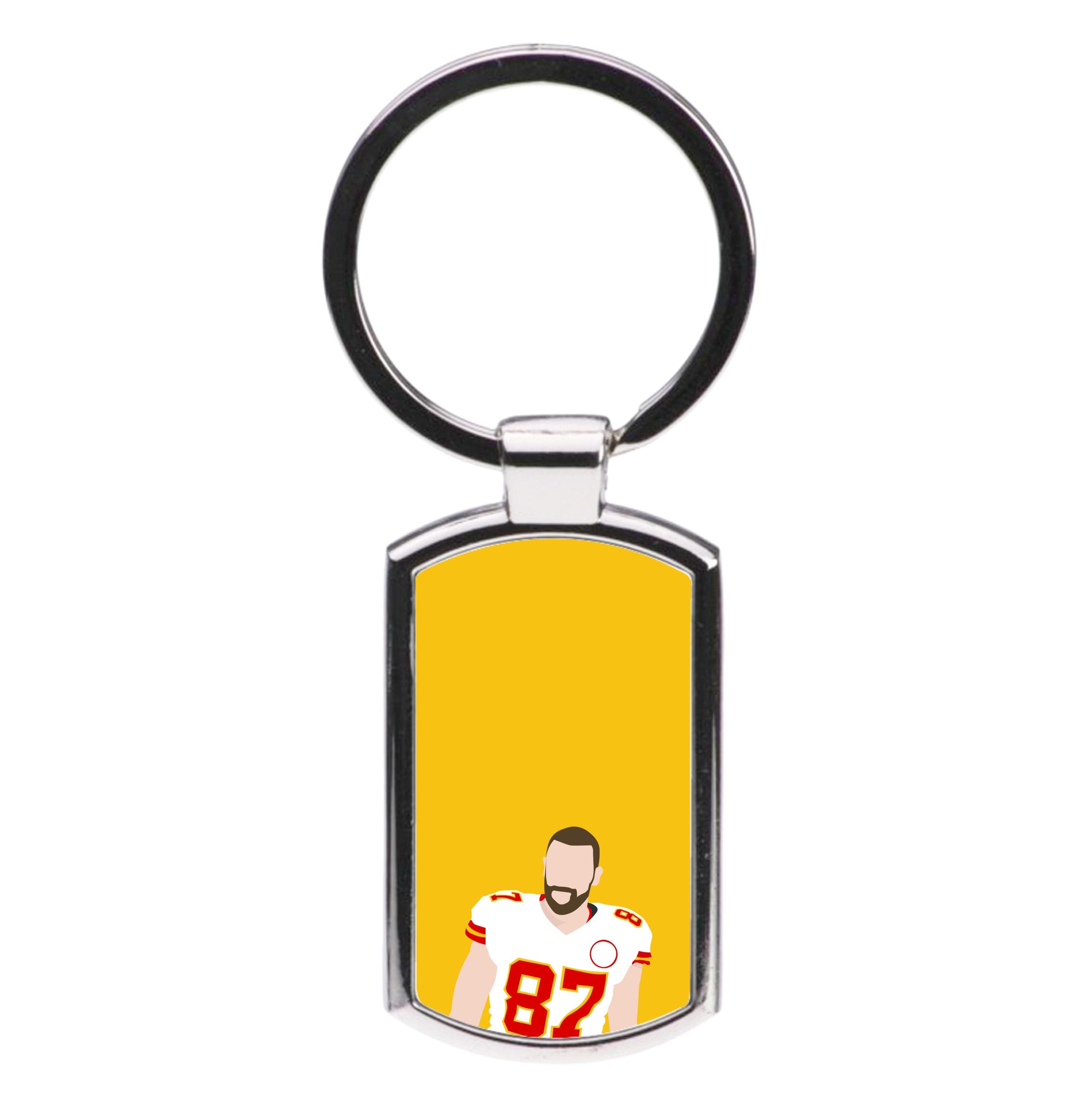 Yellow Travis Luxury Keyring