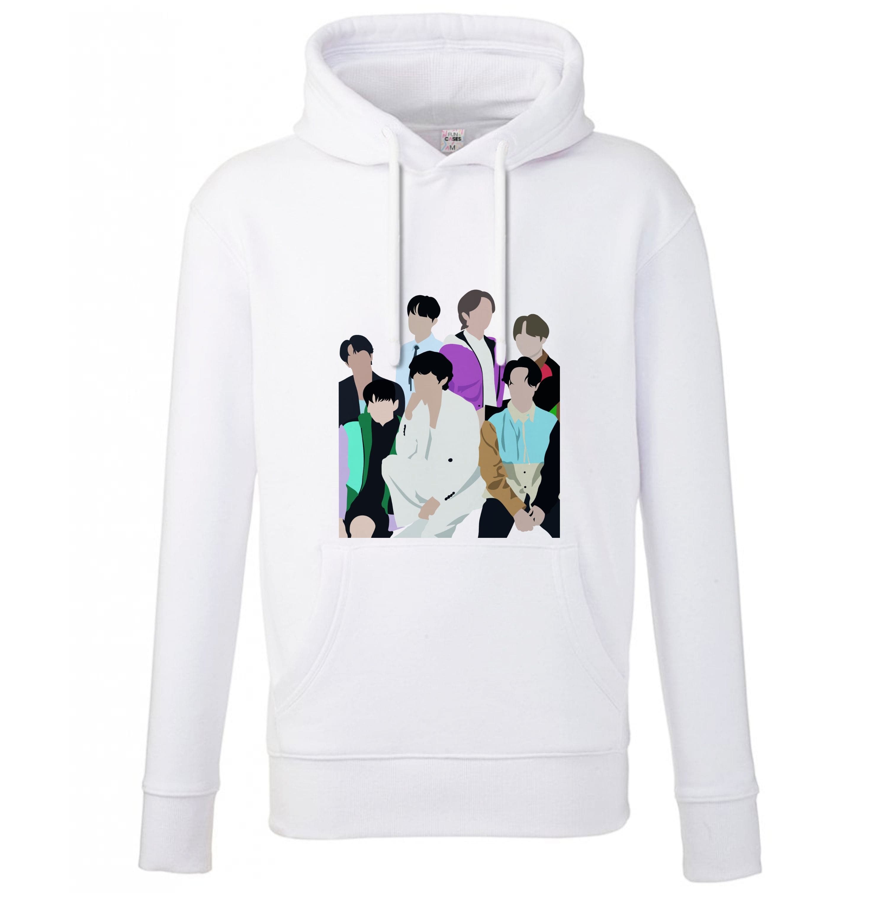 Blue K-Pop Band Members Hoodie