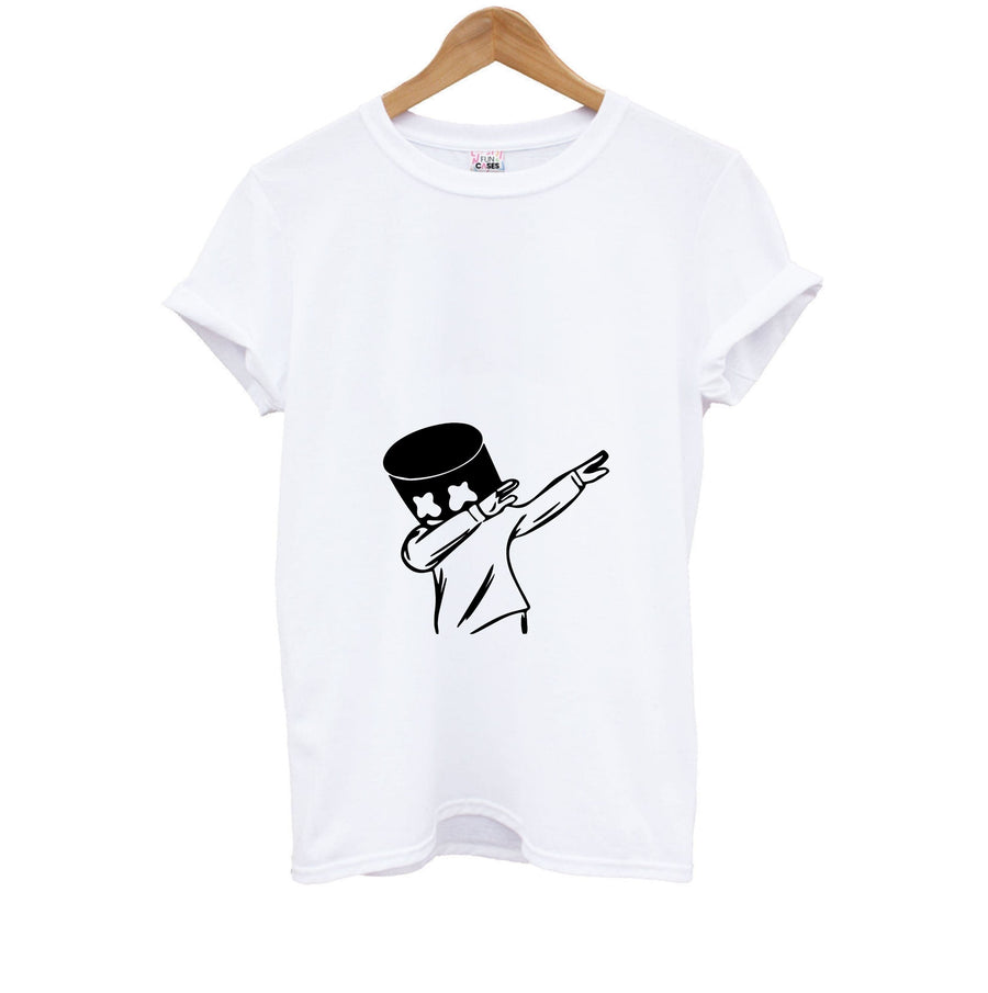 Silhouette Marshmello Dab  Kids T-Shirt