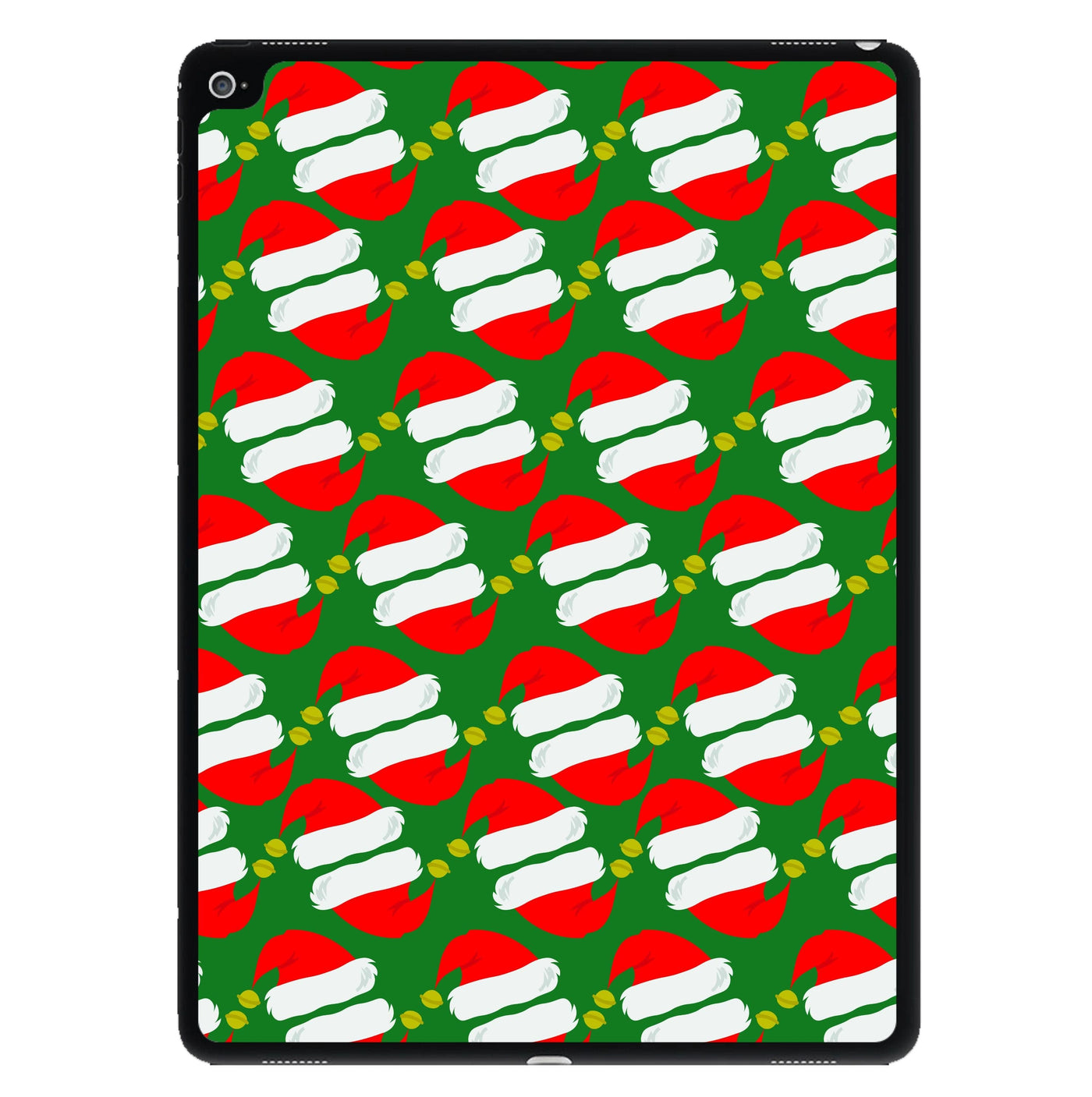 Santa Hat Pattern - Christmas iPad Case
