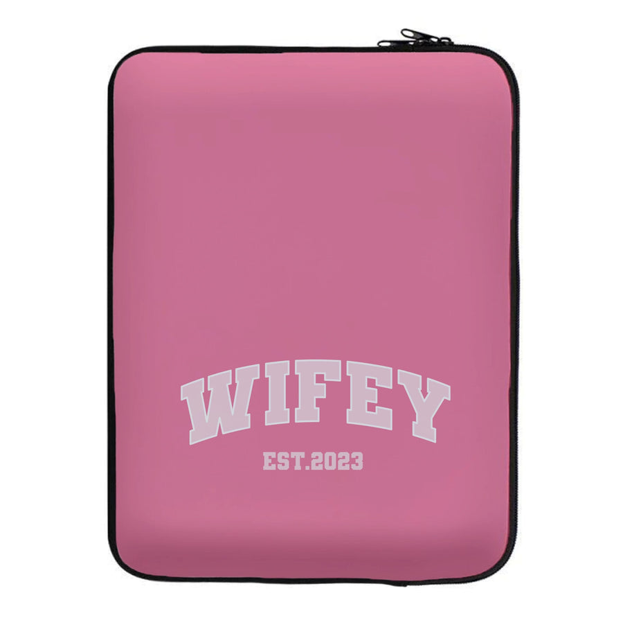 Wifey - Bridal Laptop Sleeve