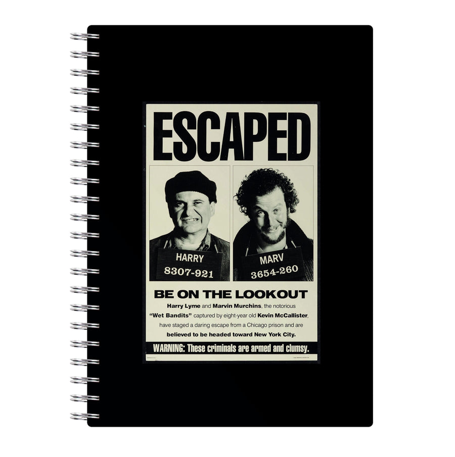 Escaped - Home Alone Notebook