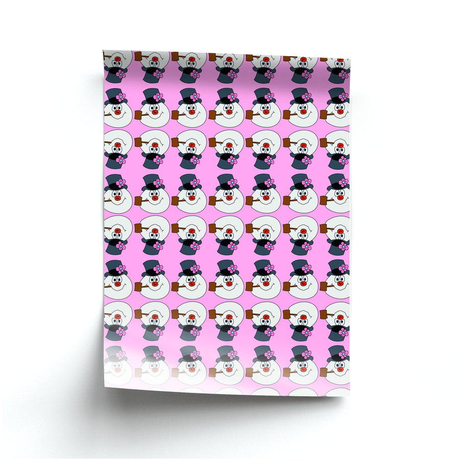 Pattern - Frosty The Snowman Poster