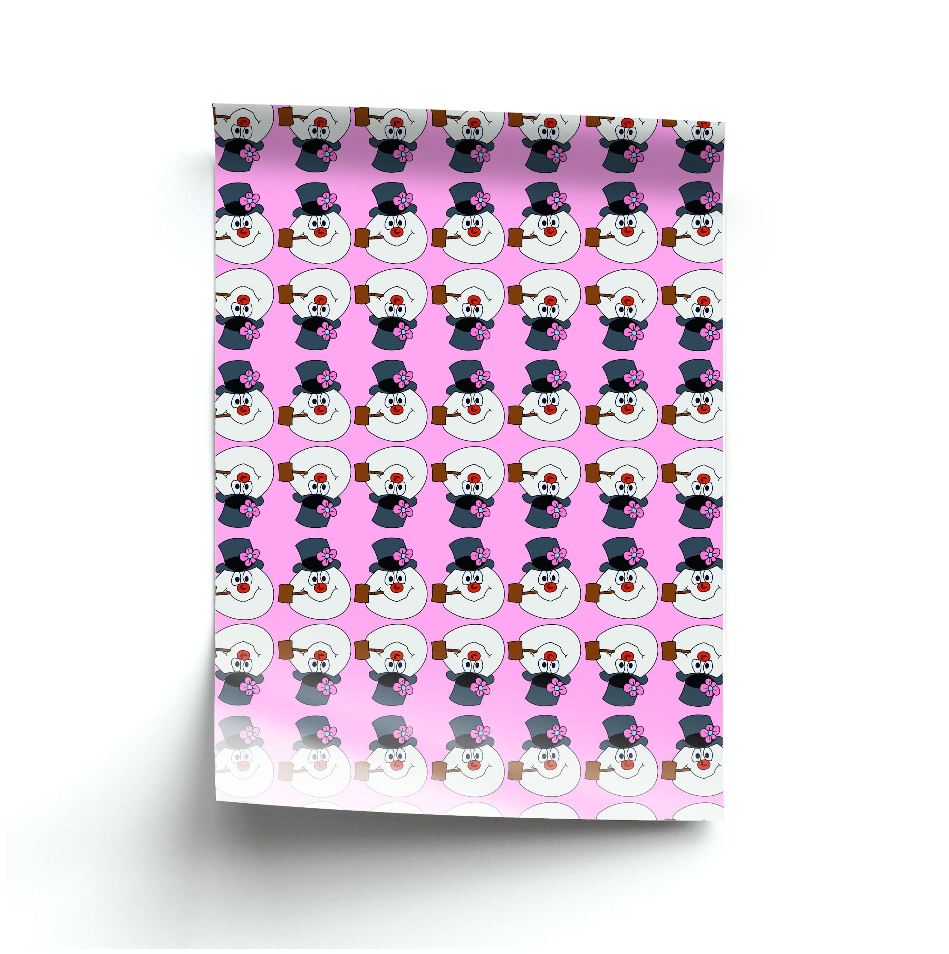 Pattern - Snowman Poster