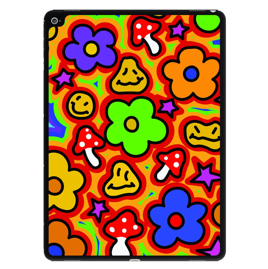 Rainbow Trip - Trippy Patterns iPad Case
