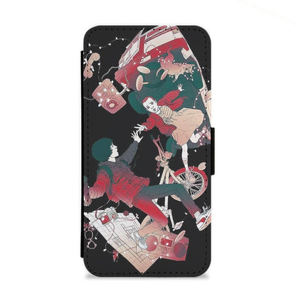 Stranger Things - Falling Flip Wallet Phone Case - Fun Cases