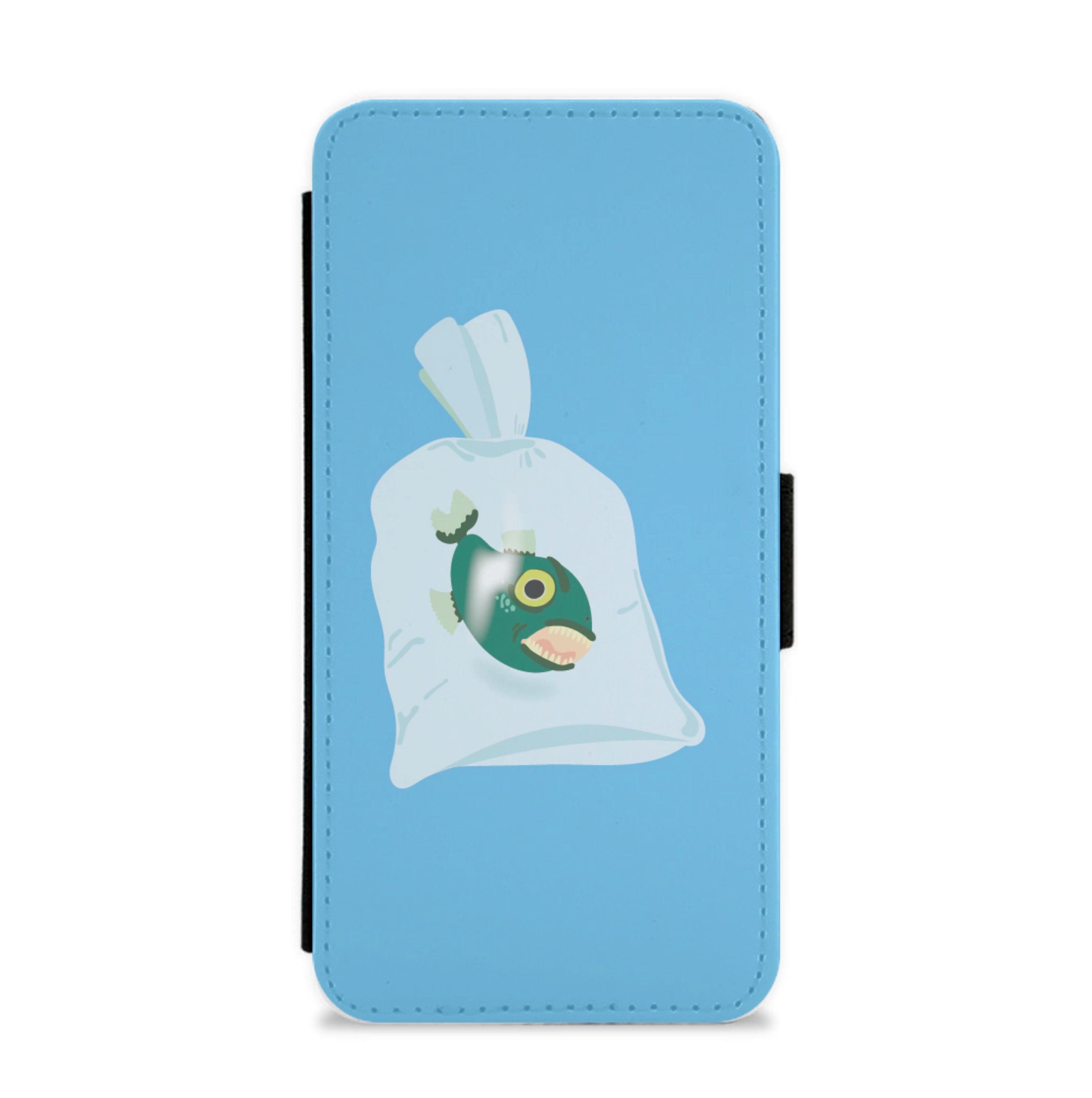 Fish In A Bag Wednesday Flip / Wallet Phone Case