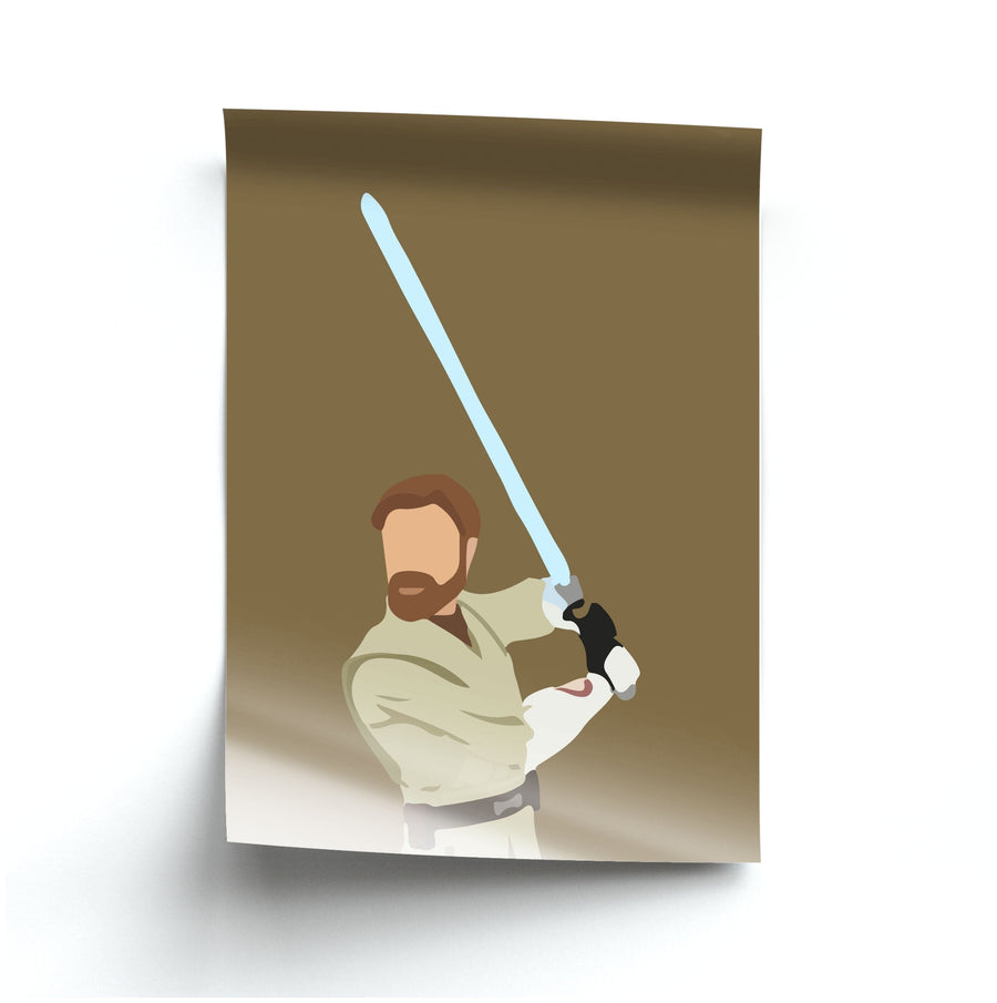 Obi-Wan Kenobi Faceless - Star Wars Poster