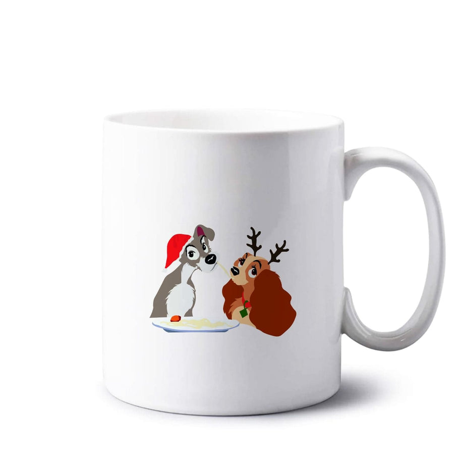 Christmas Lady And The Tramp Mug