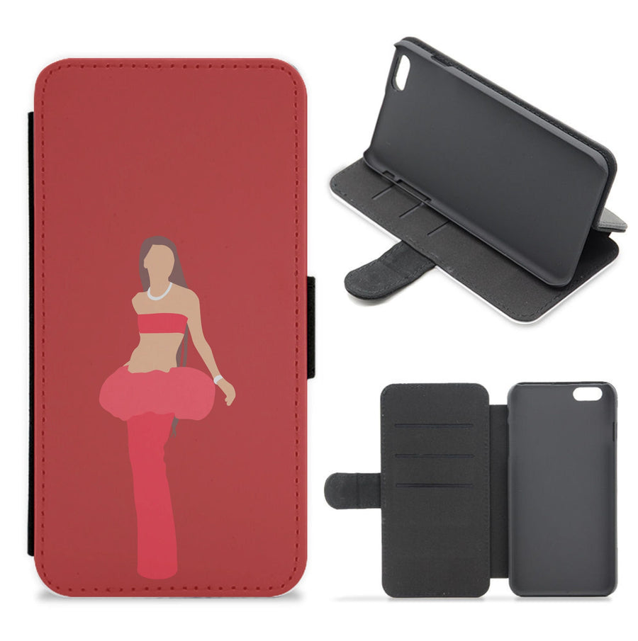 Red Skirt - Zendaya Flip / Wallet Phone Case