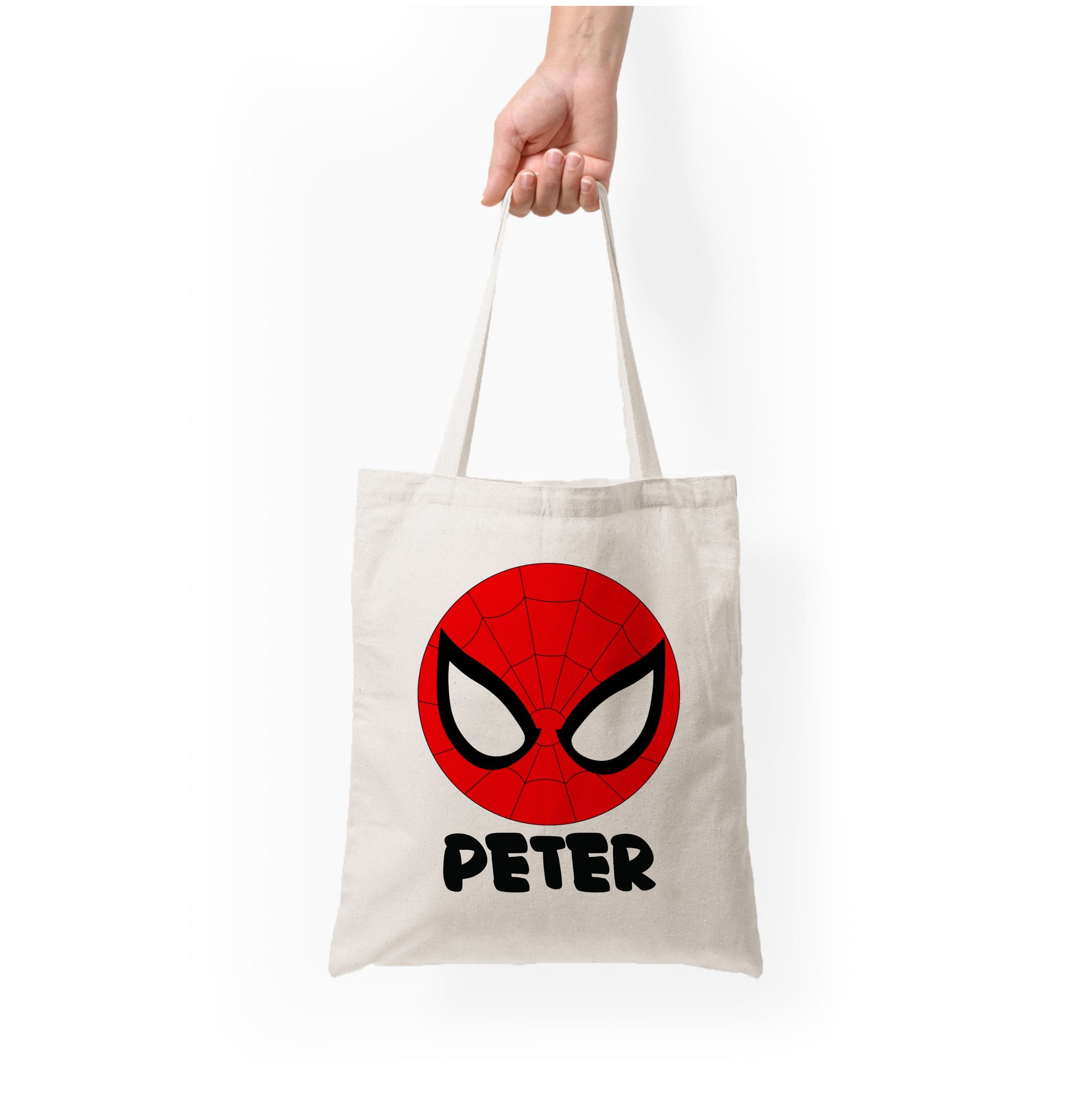 SpiderMan - Personalised Superhero Comic Tote Bag