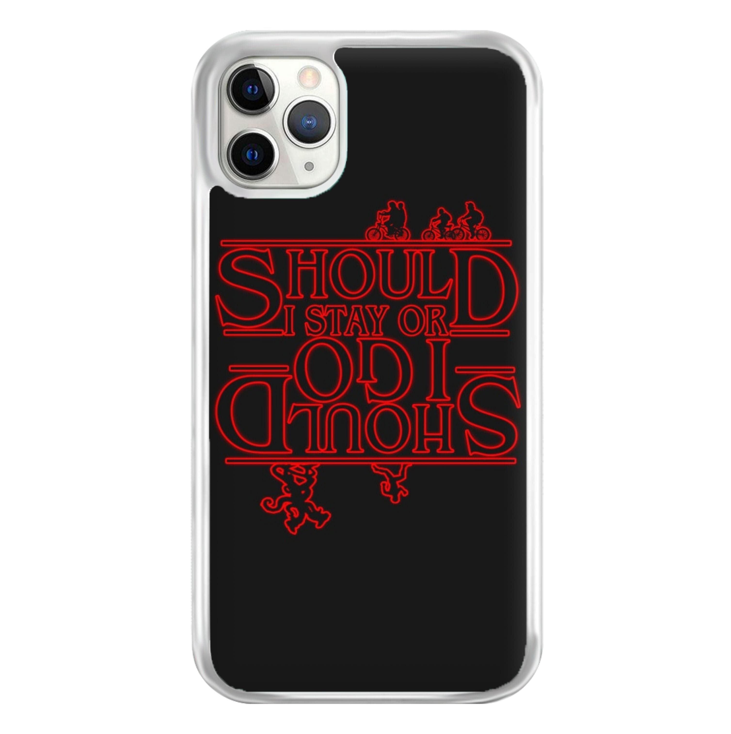 Should I Stay Or Should I Go Upside Down Phone Case