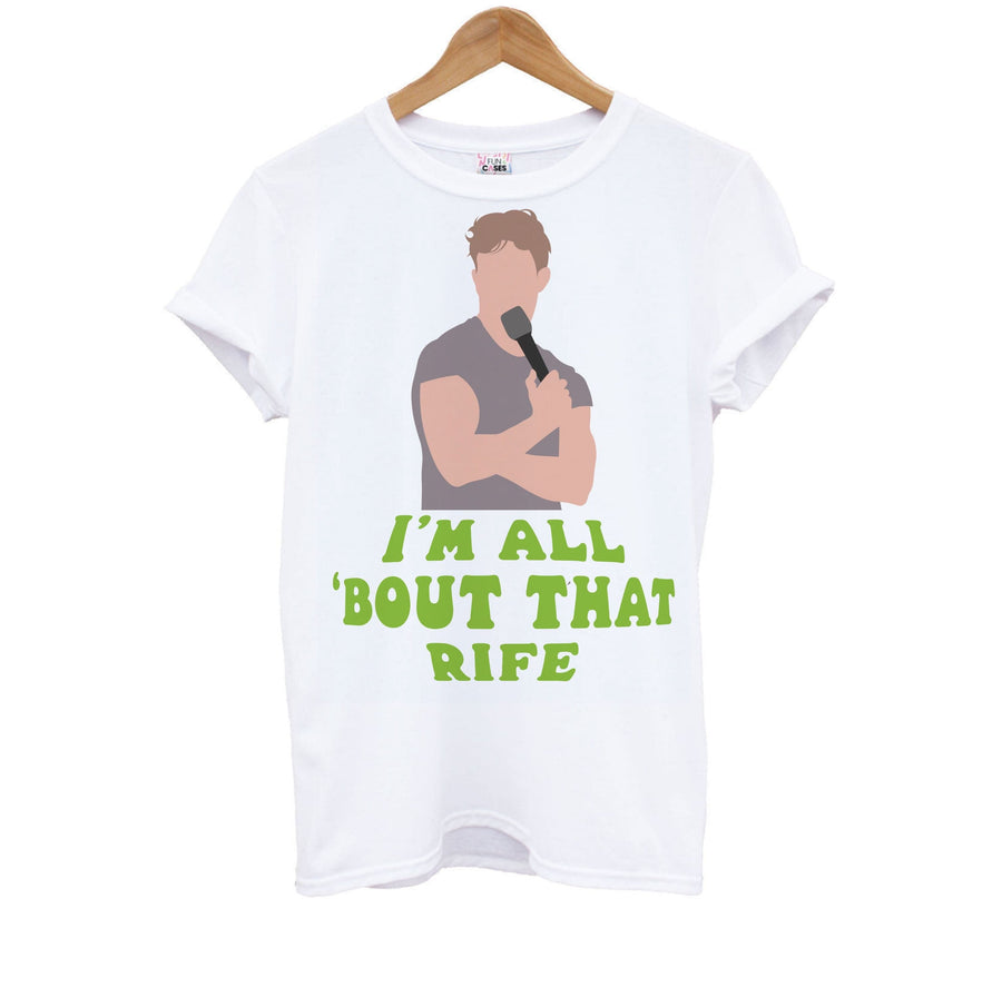 I'm All Bout That Rife - Matt Rife Kids T-Shirt