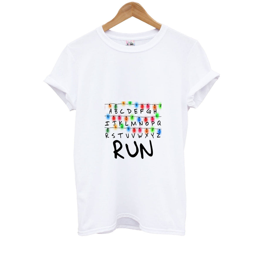 Run - Stranger Things Kids T-Shirt