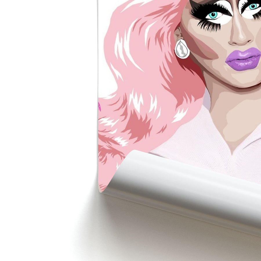 White Trixie Mattel - RuPaul's Drag Race Poster