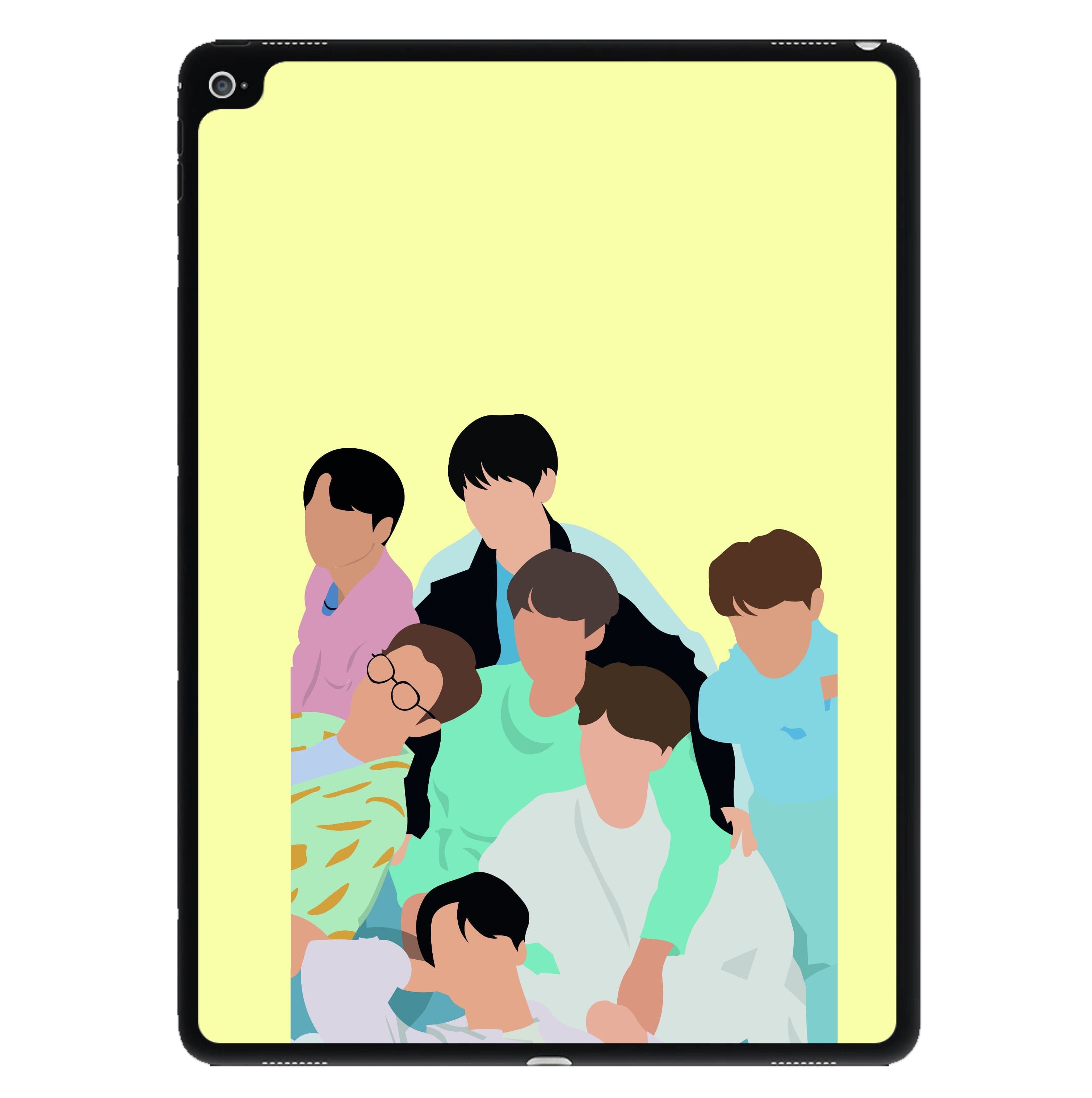 Band Members Of K-Pop Band iPad Case