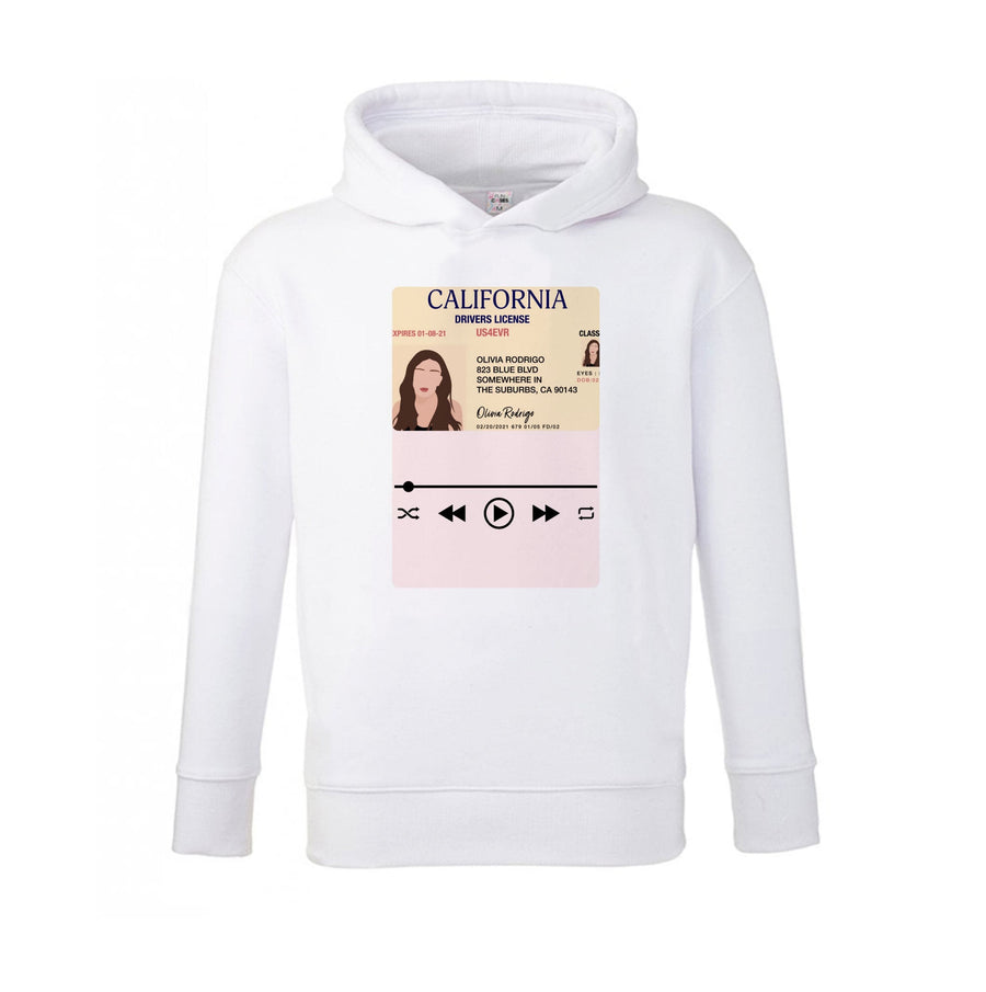 Drivers License - Olivia Rodrigo TikTok Kids Hoodie