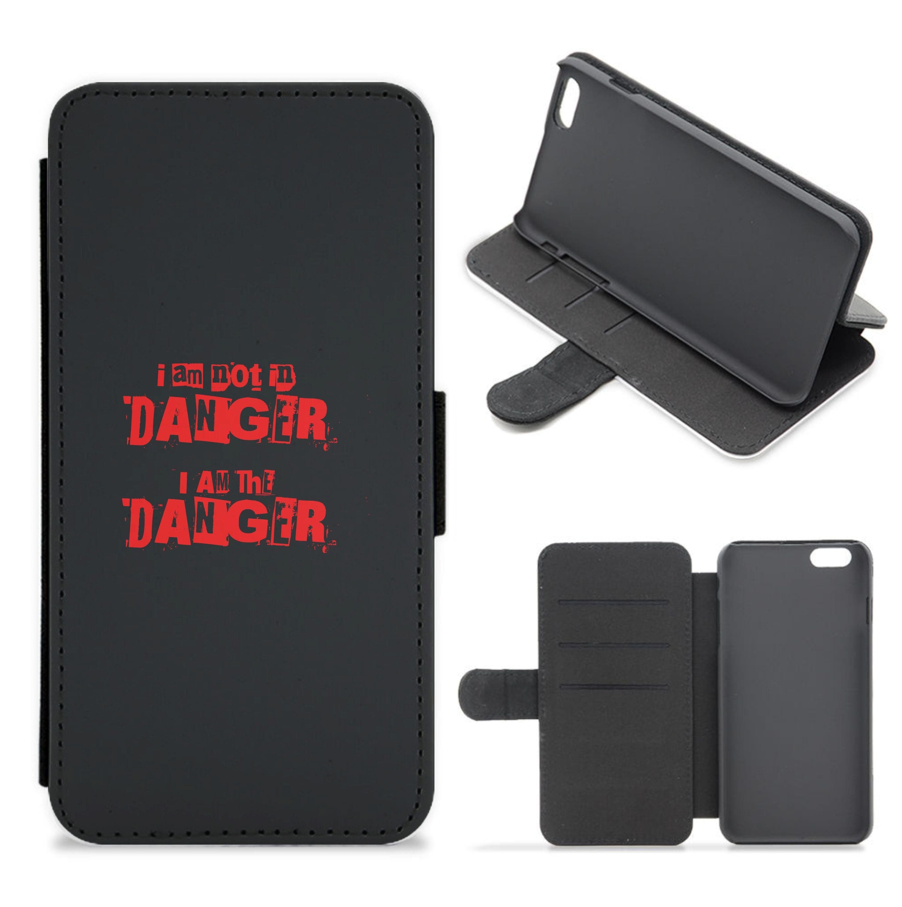 I Am The Danger Flip / Wallet Phone Case