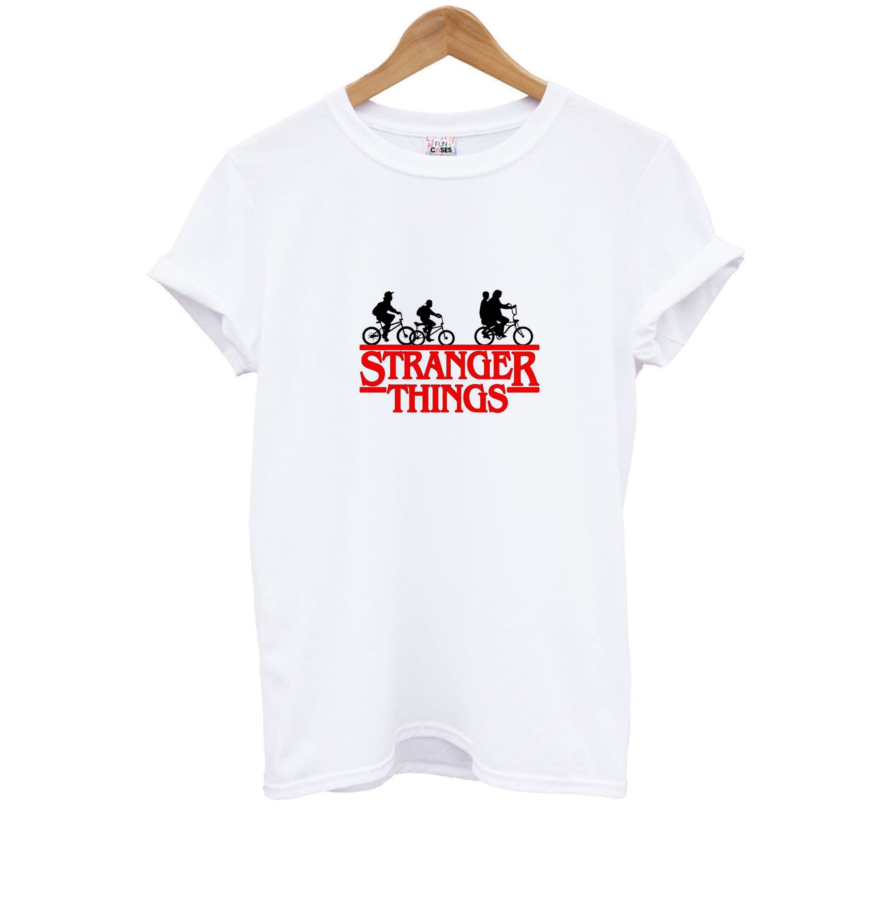 Stranger Cycling Logo Kids T-Shirt