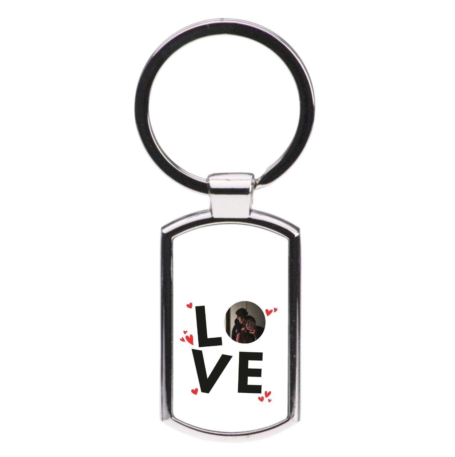 Love - Personalised Couples Luxury Keyring