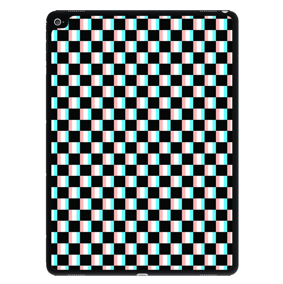 3D Squares - Trippy Patterns iPad Case