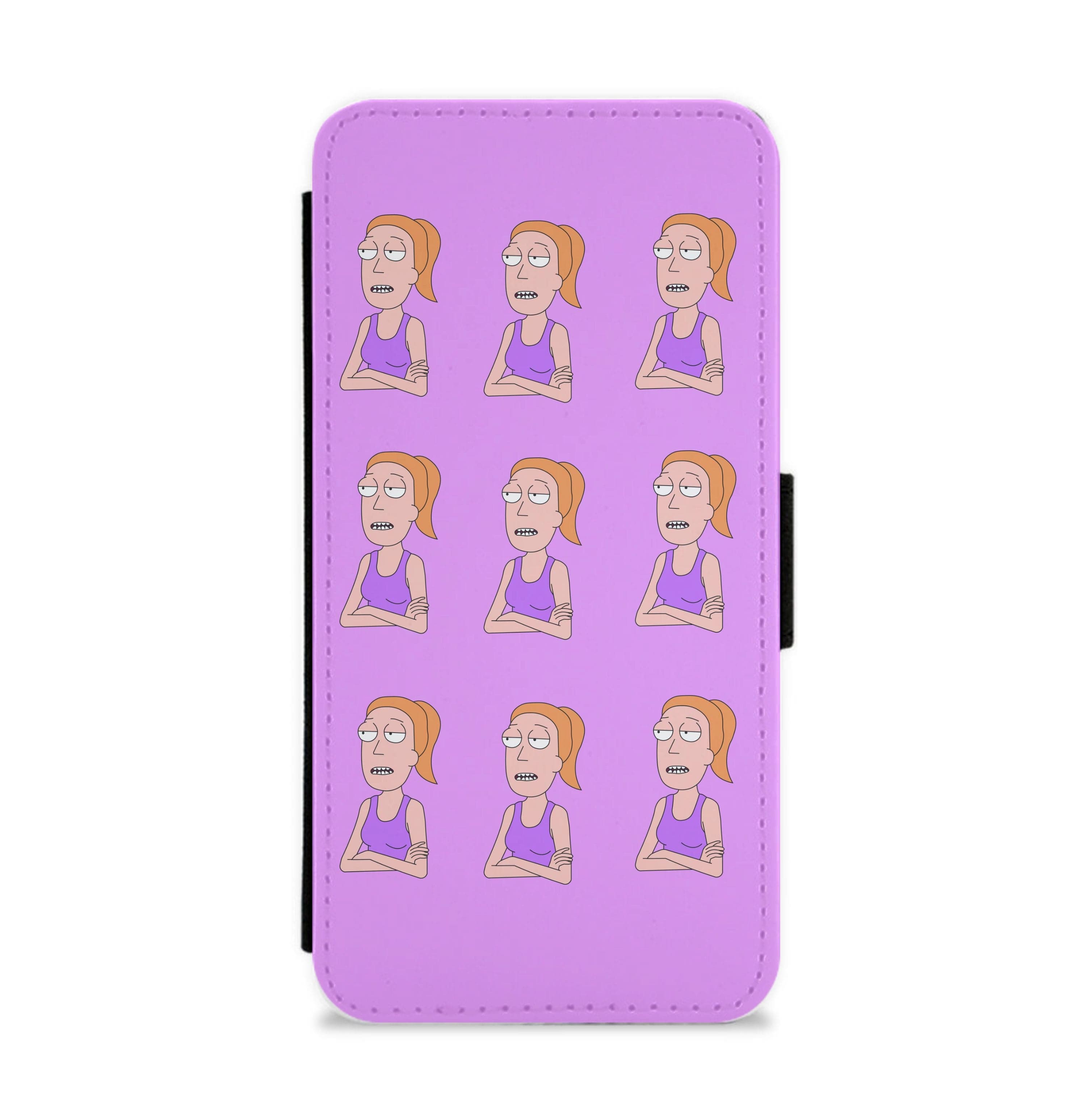 Summer Pattern - RAM Flip / Wallet Phone Case