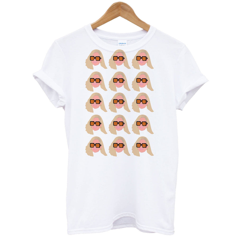 Face collage - Khloe Kardashian T-Shirt