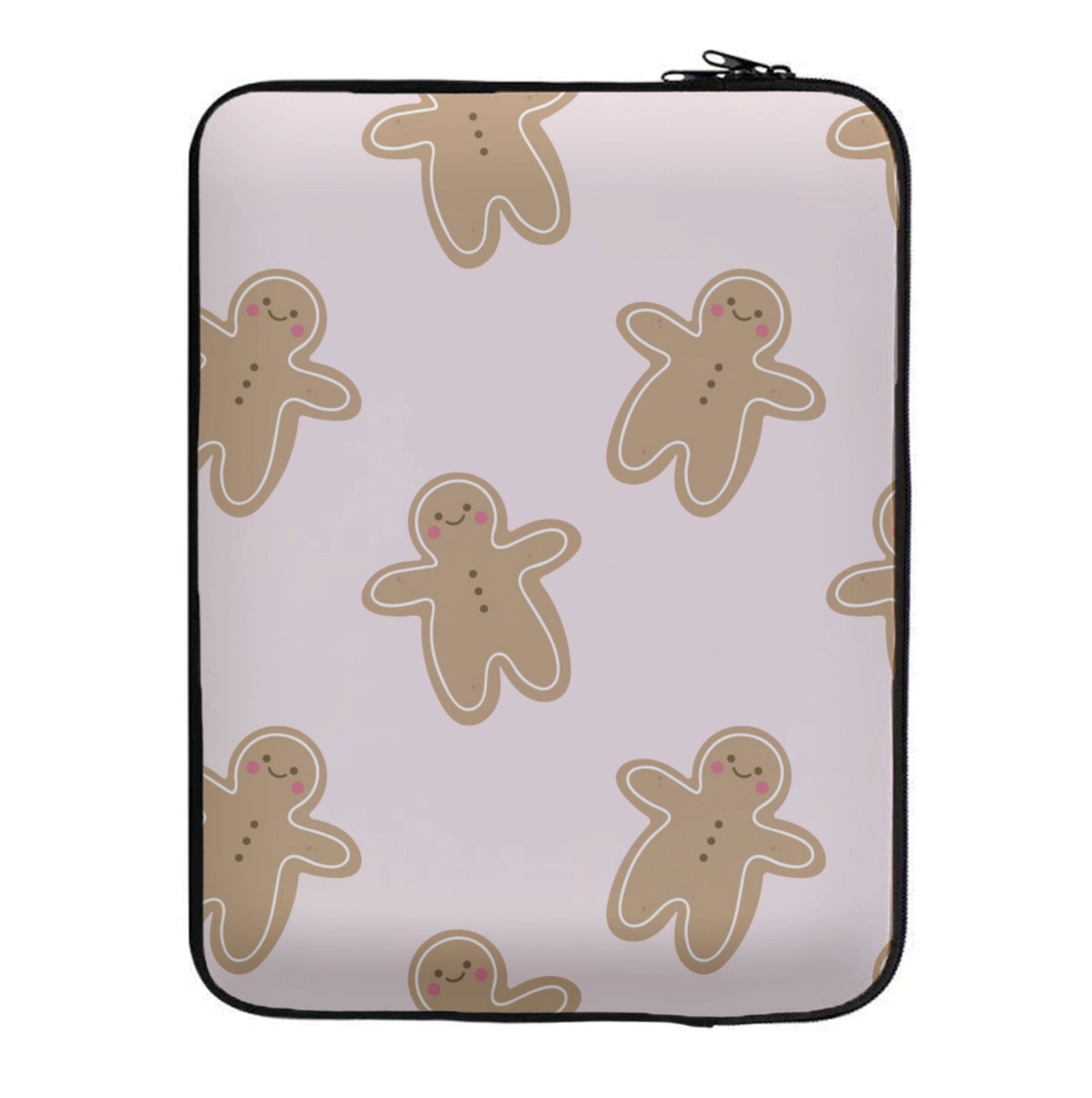 Gingerbread Men Christmas Pattern Laptop Sleeve