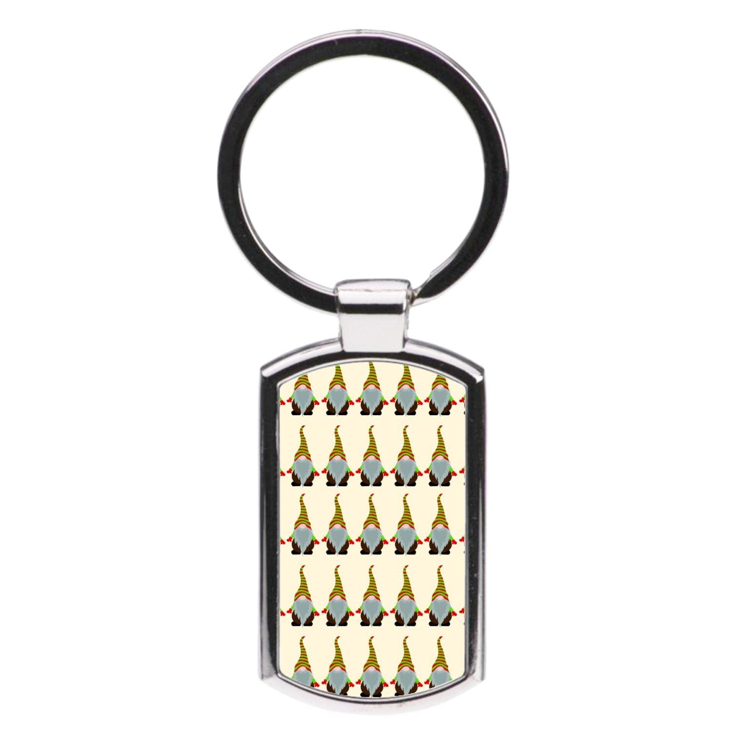 Gonk Pattern - Christmas  Luxury Keyring