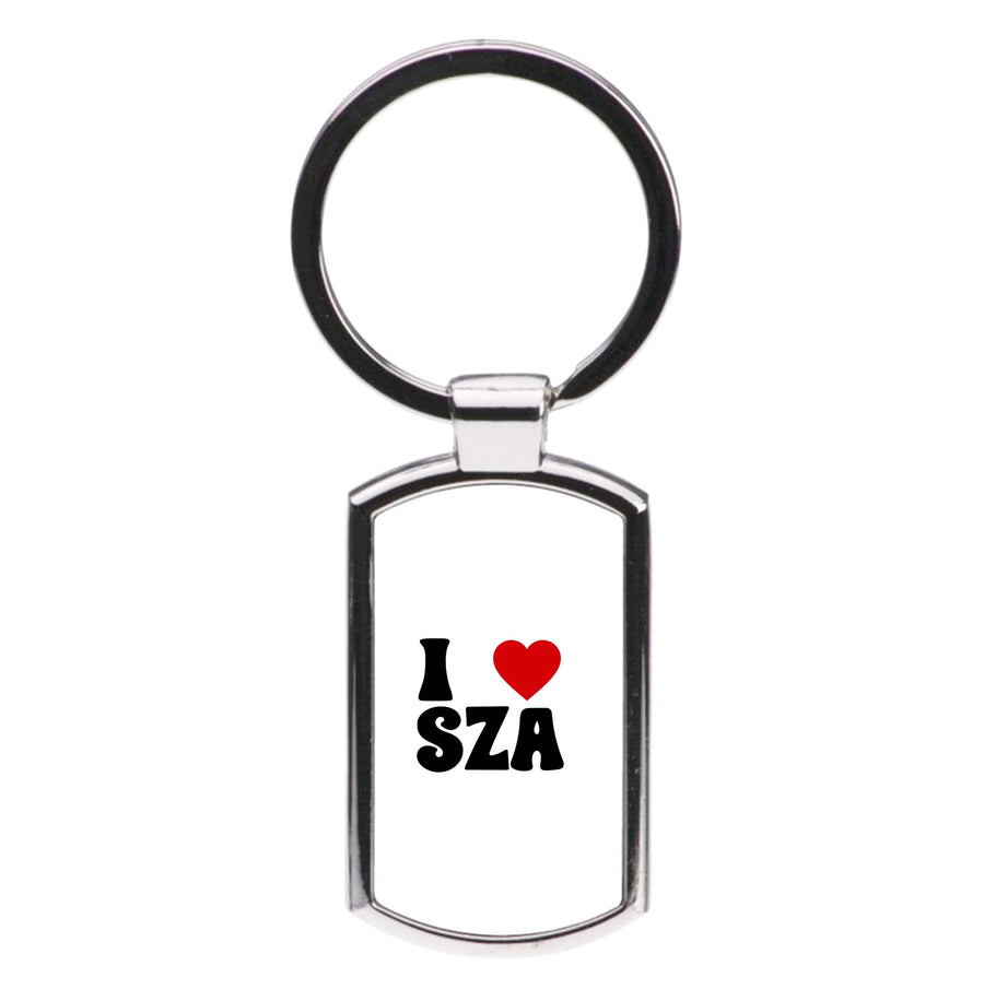 I Love SZA Luxury Keyring