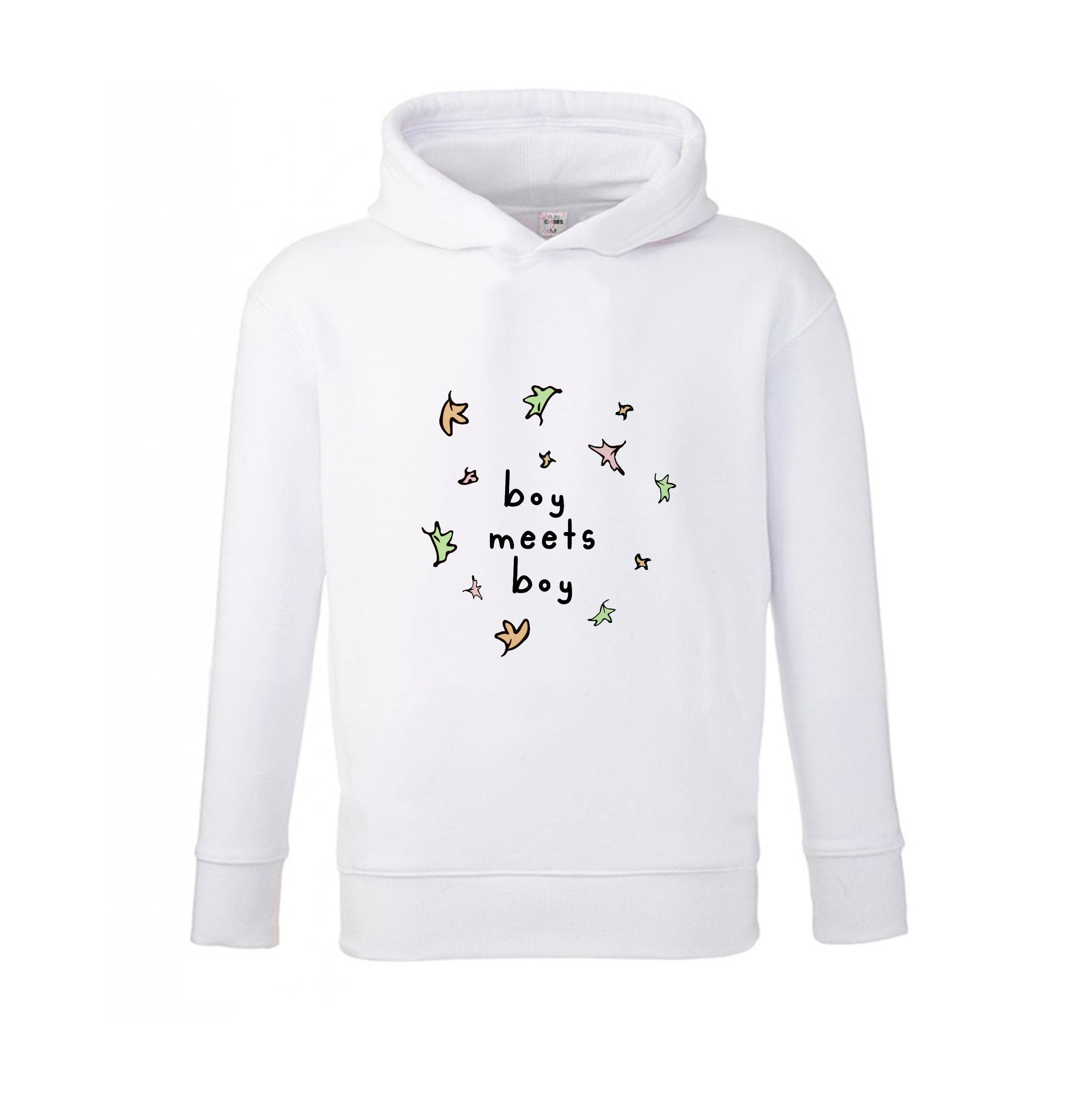 Boy Meets Boy - Heart TV Kids Hoodie