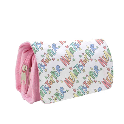 Heart Pattern Pencil Case