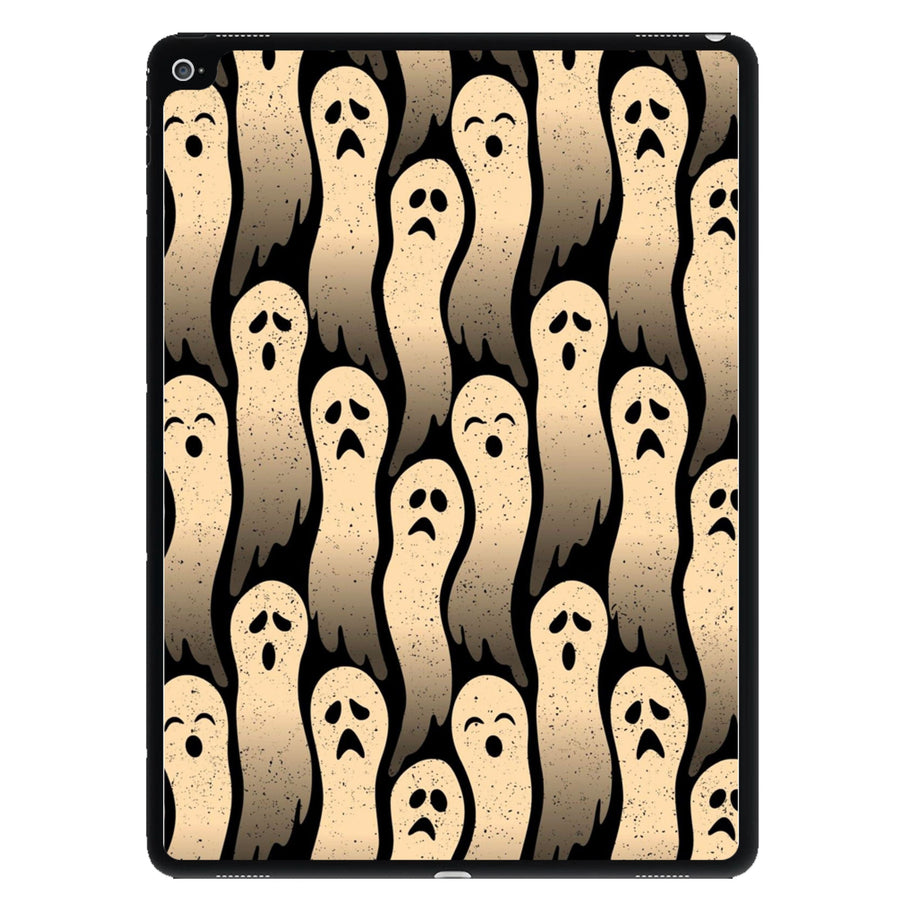 Vintage Wriggly Ghost Pattern iPad Case