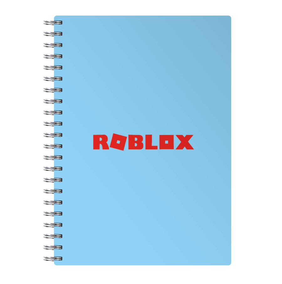 Roblox logo - Blue Notebook