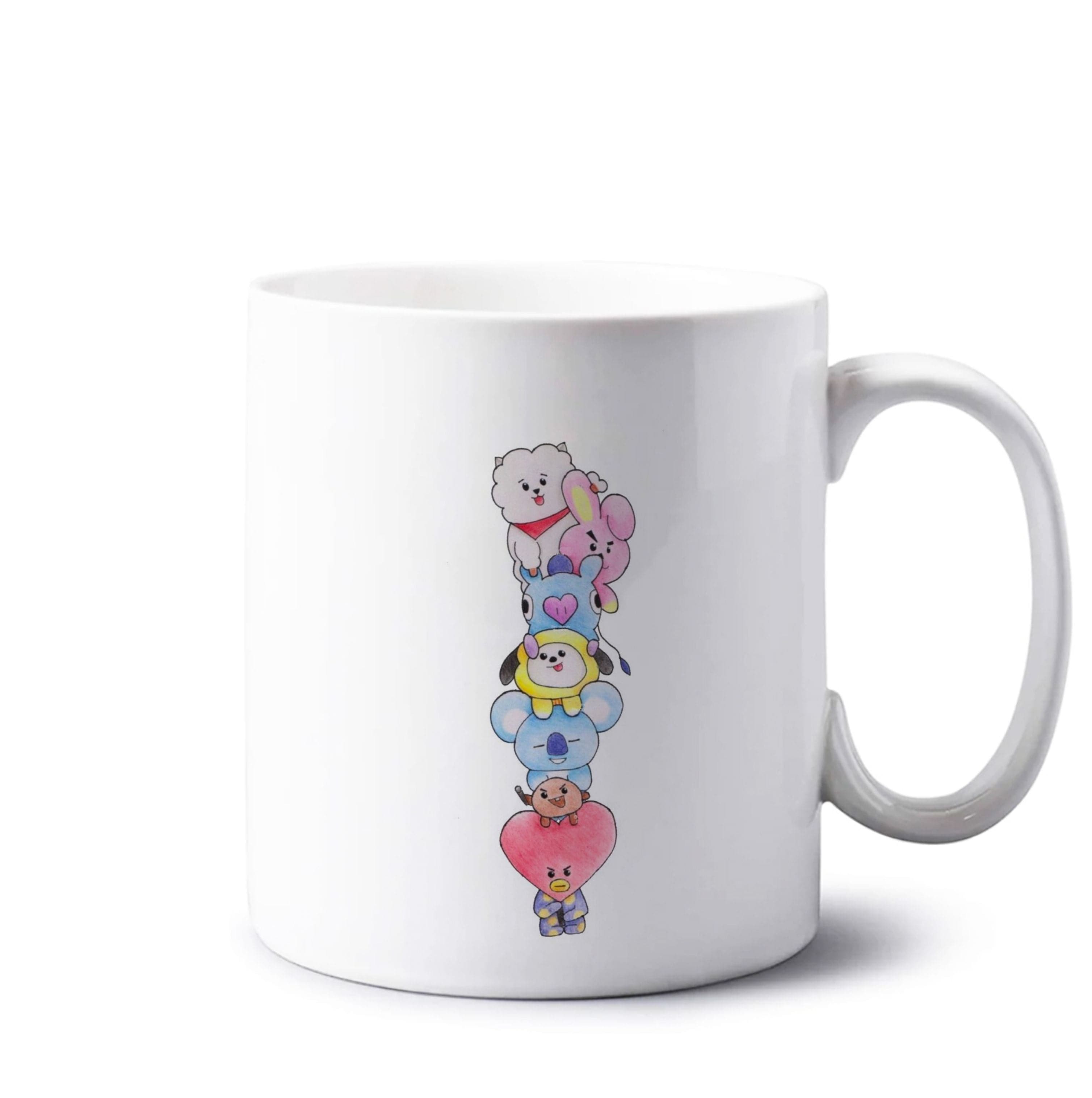 K-Pop Band BT21 Drawing Mug