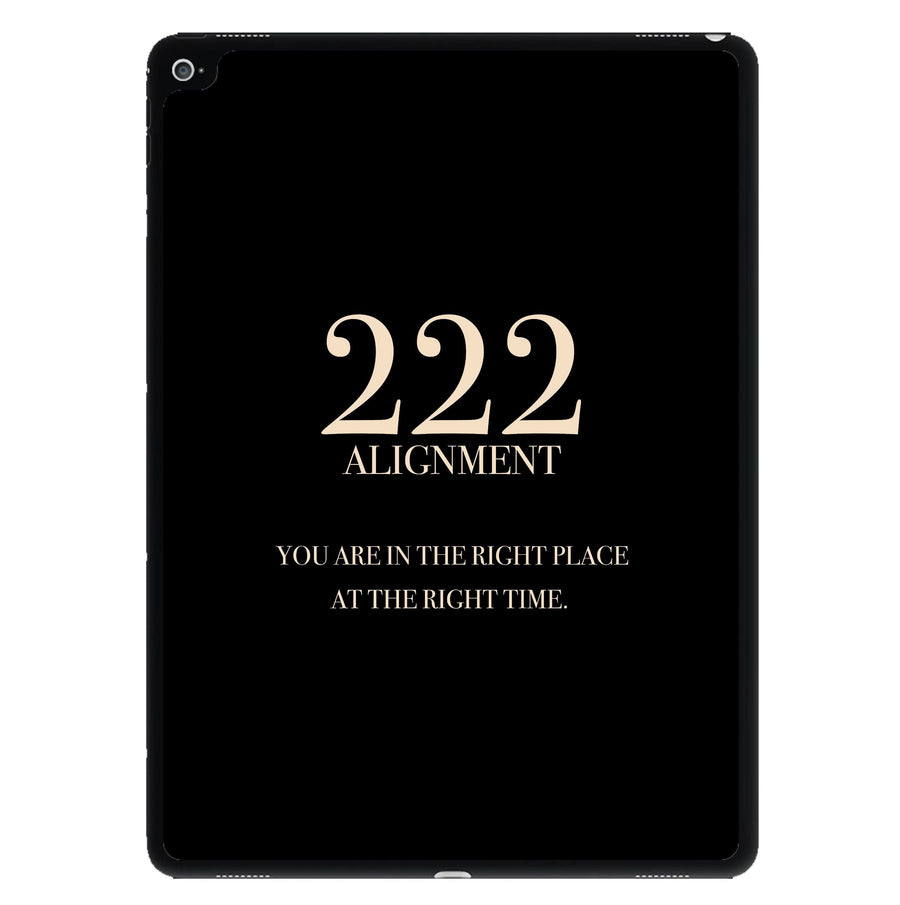 222 - Angel Numbers iPad Case