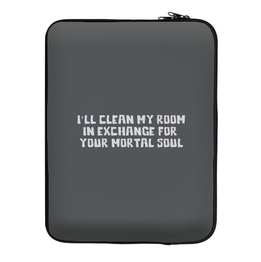 I'll Clean My Room In Exchange - Wednesday Laptop Sleeve