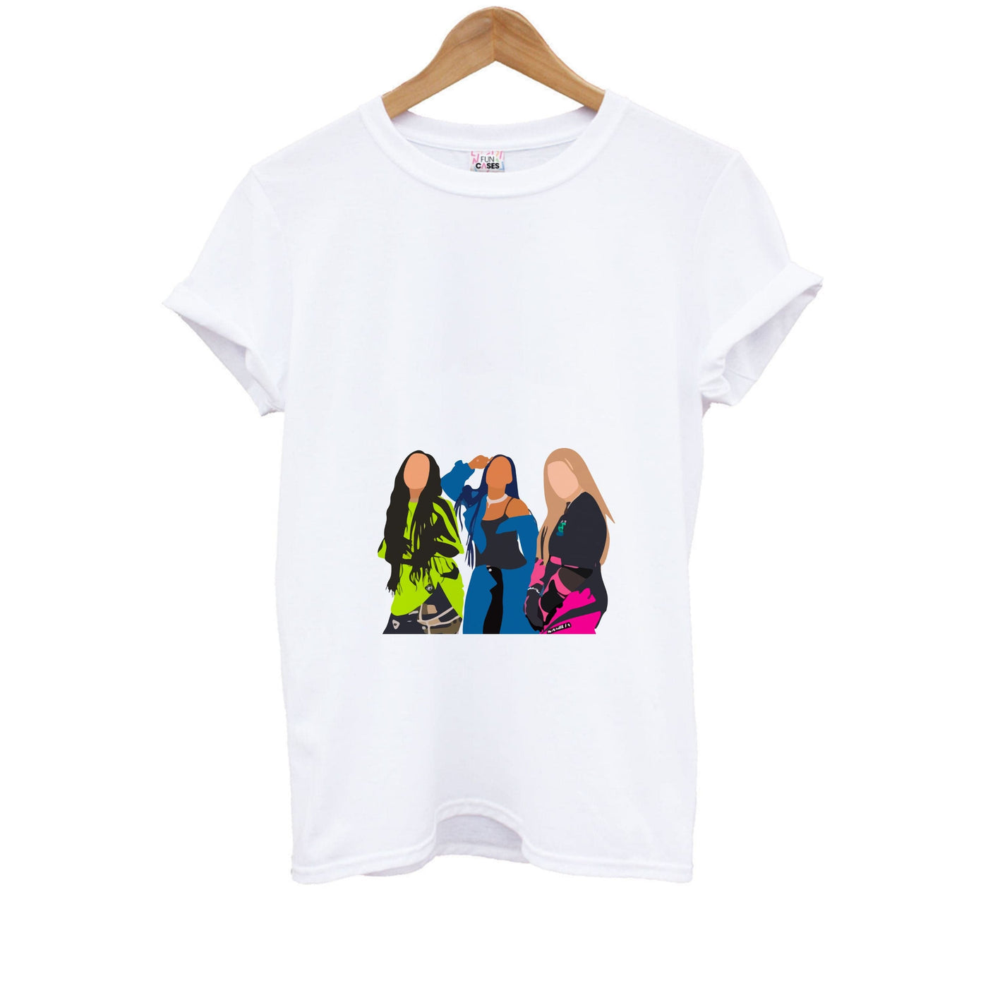 Faceless Little Mix Pose Kids T-Shirt