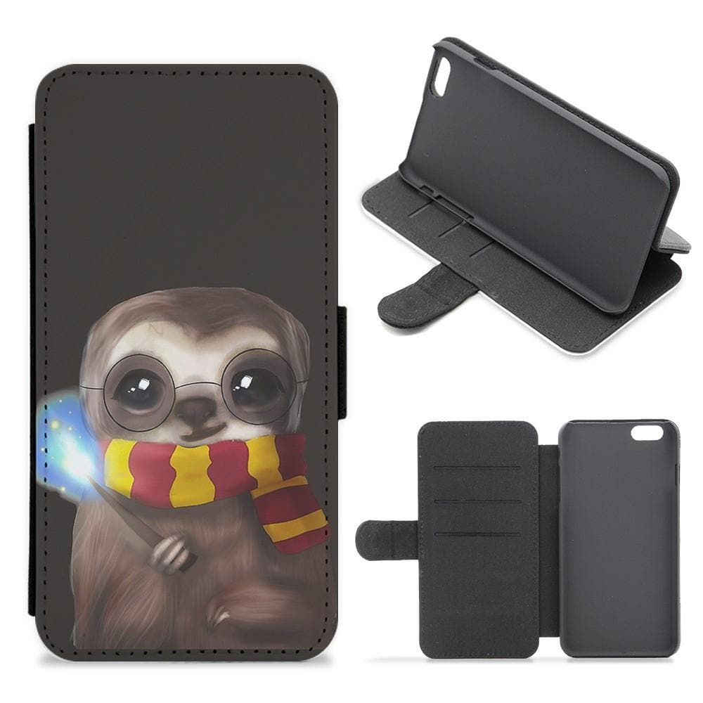 Harry Sloth - Harry Potter Flip Wallet Phone Case - Fun Cases