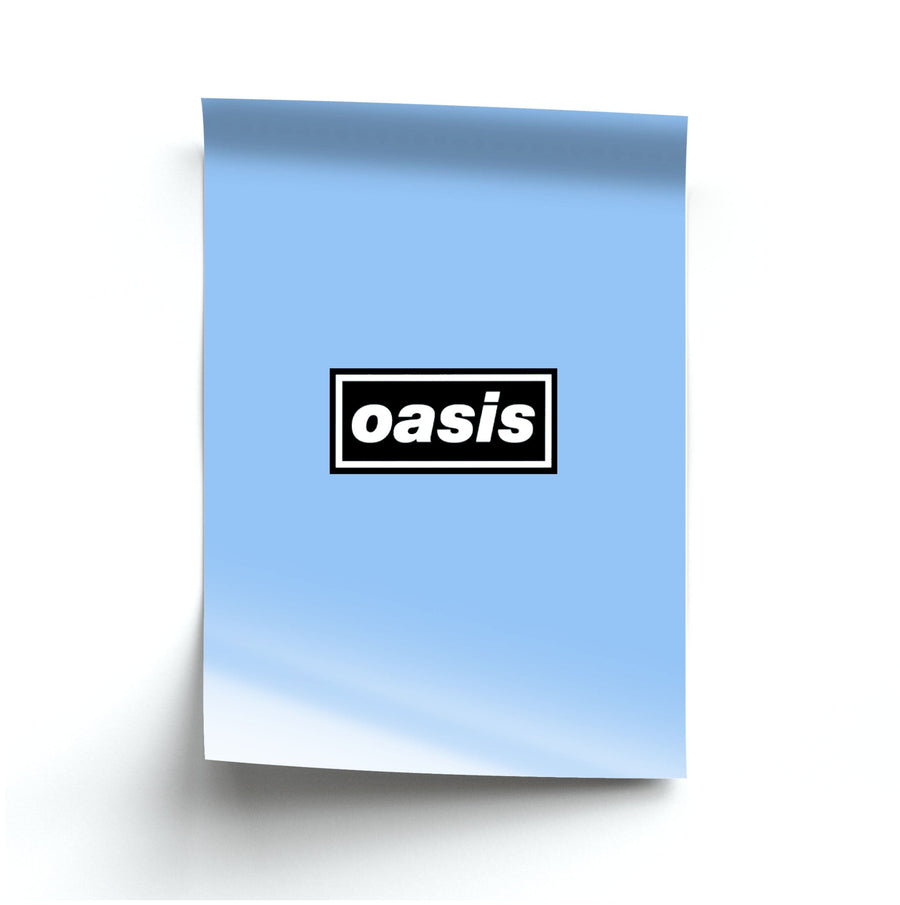 Band Name Blue - Oasis Poster
