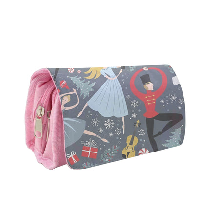 Nutcracker Ballet Pattern - Christmas Pencil Case